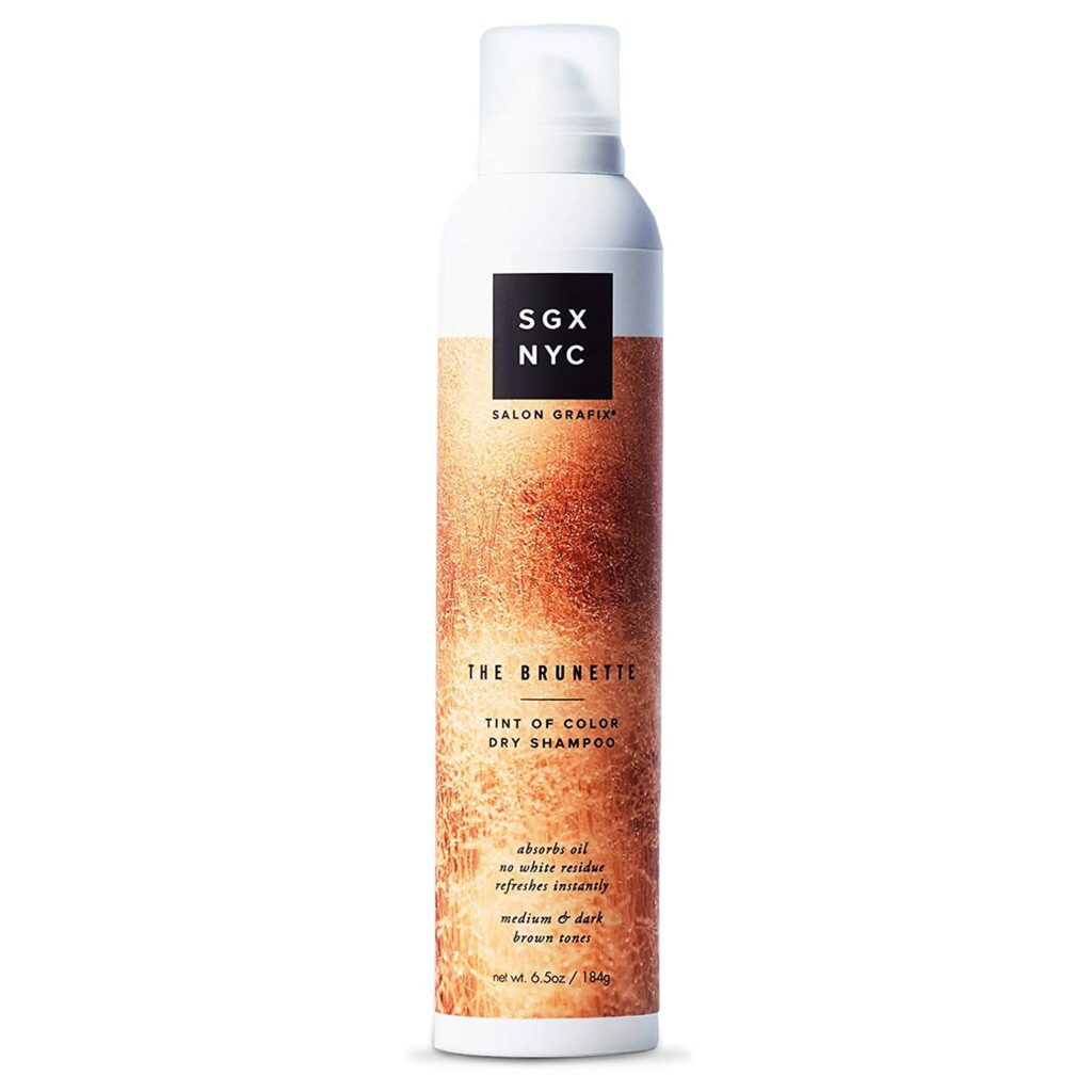 SGX NYC Brunette Dry Shampoo - 6.5 Oz - For Darker Hair Colors Or Roots - Instantly Revitalizes and Refreshes Hair for Volume Between Washes 